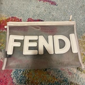 Fendi Mesh Vitello King Logo